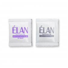 Краска для бровей и ресниц Elan 5 мл 01 Black + окислитель 3% саше 5 мл