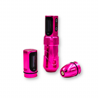 Ambition XNET- FLUX MAX (pink (Беспроводная машинка для татуажа и тату)) +RCA