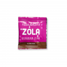 ZOLA Фарба (03) Brown для брів з колагеном у саше 5ml