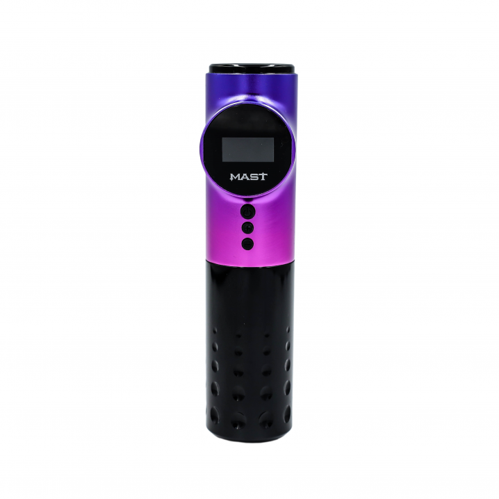 Машинка для перманентного макияжа MAST (беспроводная) Archer Pink-Purple WQP 010-6