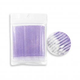 Браши пластиковые с блестками "Purple"