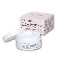 Зволожувальний крем для обличчя з гіалуроновою кислотою Hyaluronic Acid Face Cream HOLLYSKIN 50 ml.