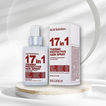 Спрей-термозахист для волосся 17 in 1 Aсid Solution HOLLYSKIN 200 ml.