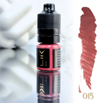 Пігмент для перманентного макіяжу Lik LIPS №015 "Antiquae Rose" 5 мл