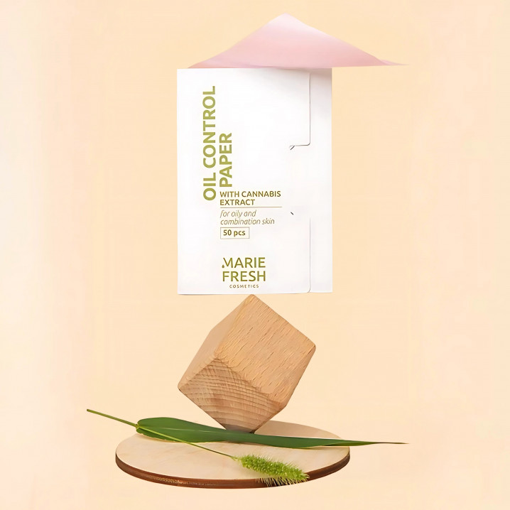 Матуючі серветки Oil Control Paper 50 шт Marie Fresh