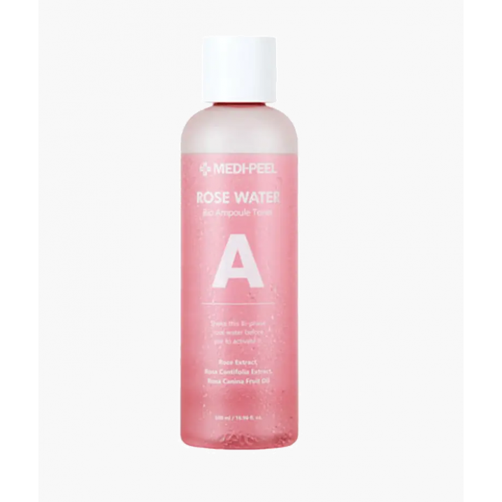 Тонер ампульный с экстрактом розы MEDI-PEEL Rose Water Bio Ampoule Toner 500ml