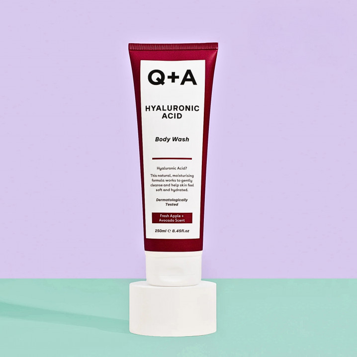 Очищающий гель для тела с гиалуроновой кислотой Q+A Hyaluronic Acid Body Wash 250ml