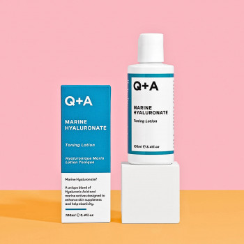 Тонізуючий лосьйон з гіалуроновою кислотою Q+A Marine Hyaluronate Toning Lotion 100 ml