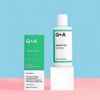 Заспокійливий тонер для обличчя з зеленим чаєм Q+A Green Tea Daily Toner 100ml