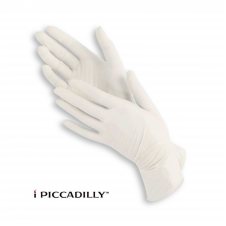 Перчатки нитриловые IPICCADILLY белые размер S