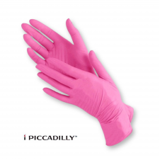Перчатки нитриловые IPICCADILLY розовые размер M