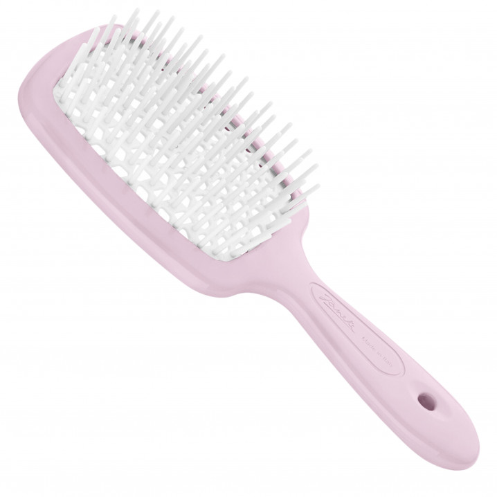 Щетка для волос Janeke Superbrush Pink&White (SMALL)