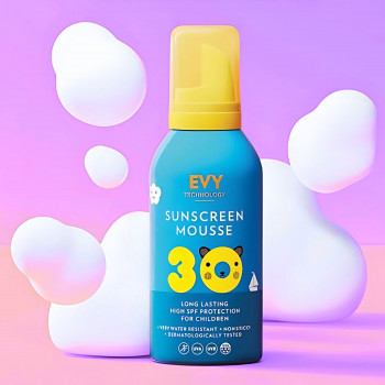 Солнцезащитный мусс для детей и новорожденных EVY Technology Sunscreen Mousse Kids SPF 50, 150 мл