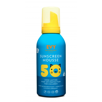 Сонцезахисний мус для дітей та немовлят EVY Technology Sunscreen Mousse Kids SPF 50, 150 мл