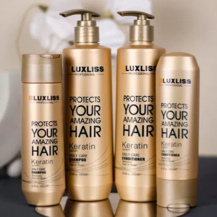 Шампунь "Keratin" LUXLISS 500 мл.