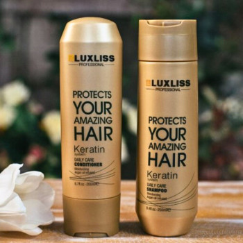 Кератиновий шампунь для домашнього догляду Luxliss Keratin Daily Care Shampoo 250 мл