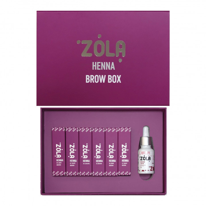 Zola Henna Box Набір хни 6 шт по 5 г