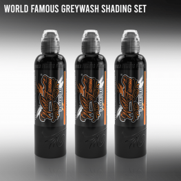 Тату краска World Famous 3 Bottle Graywash Set