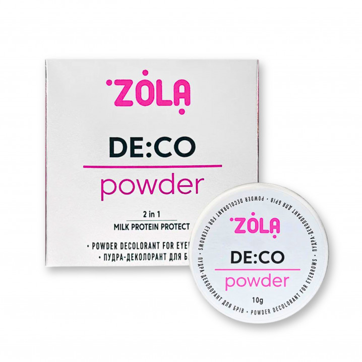 ZOLA Пудра-деколорант для бровей DE.CO Powder 10g.