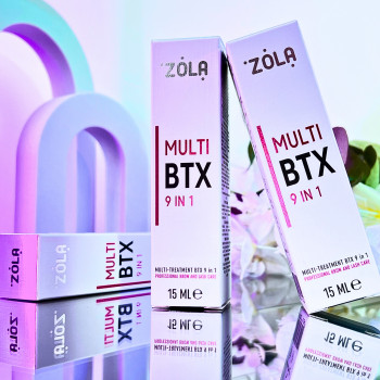 ZOLA Многофункциональное премиальное средство для бровей и ресниц MULTI-TREATMENT BTX 9 в 1