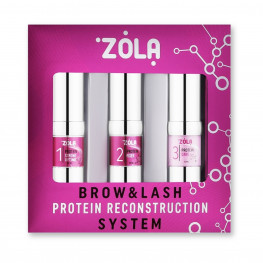 ZOLA Набір для ламінування Brow&Lash Protein Reconstruction System