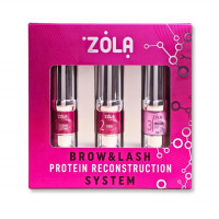 ZOLA Набор для ламинирования Brow&Lash Protein Reconstruction System