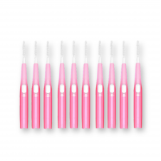 Baby brush щетки для укладки бровей и ресниц розовые 10 штук