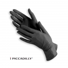 Перчатки нитриловые IPICCADILLY черные размер L